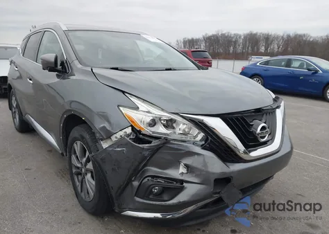 2017 Nissan Murano Sl из США, поврежденный, VIN 5N1AZ2MH1HN148075